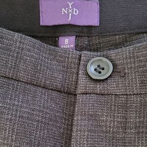 NYDJX Gray Plaid Skirt